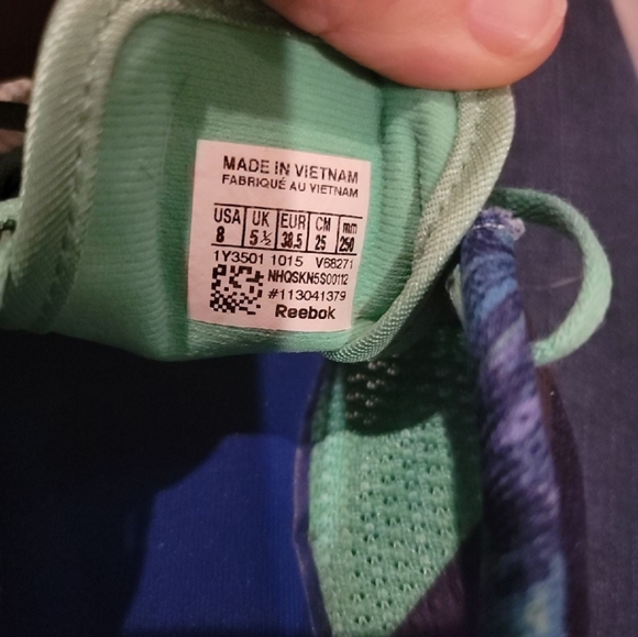 Reebok Womens Sublite Speedpak Running Shoes Blue V68271 Lace Up Low Top 8 M - Picture 5 of 7